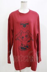 画像1: NieR Clothing / COTTON LONG CUTSEW XL エンジ H-26-03-22-066-PU-TO-KB-ZH (1)