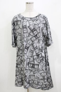 画像1: HYSTERIC GLAMOUR / プリントカットワンピ FREE グレー H-26-03-22-067-PU-OP-AK-ZH