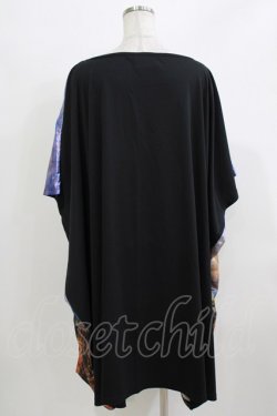 画像3: MALKOMALKA / プリントロングカットソー M 黒 H-26-03-22-068-PU-TO-AK-ZH