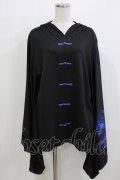 NieR Clothing / 着物風袖チャイナプルオーバー  黒 H-26-03-22-069-PU-TO-KB-ZH