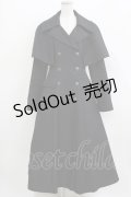 ATELIER BOZ / カールトンロングケープコート  黒 H-26-03-22-008-EL-CO-AK-ZH