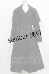 ATELIER BOZ / カールトンロングケープコート  黒 H-26-03-22-008-EL-CO-AK-ZH