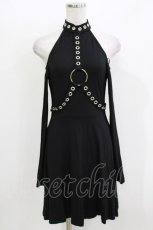 画像1: KILL STAR / HELTER LONG SLEEVE DRESS XS ブラック H-26-03-22-078-SL-OP-KB-ZH (1)