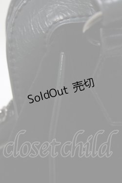 画像5: KILL STAR / ベルベットハンドバッグ  黒 H-26-03-22-079-SL-BG-AK-ZH