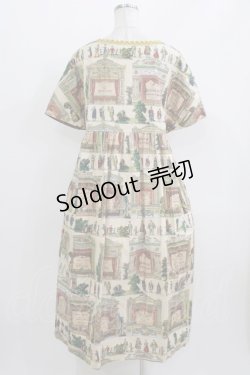 画像3: Jane Marple Dans Le Salon / Paper theaterタブリエドレス  レイトベージュ×マスタード H-26-03-22-010-JM-OP-KB-ZH