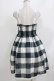 画像3: Melody BasKet / Melody Block Checkジャンパースカート  ブラック H-26-03-22-015-LO-OP-KB-ZH (3)