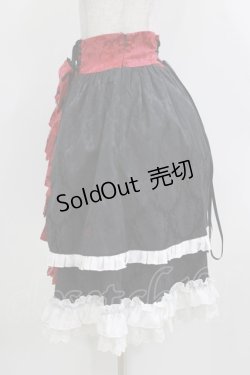 画像2: ATELIER PIERROT / Hidden Love in Requiem レクイエムに秘める愛スカート  黒×赤 H-26-03-22-018-EL-SK-AK-ZH