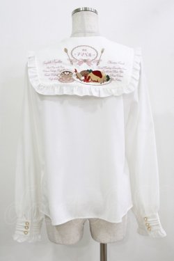 画像3: Amavel / 喫茶アマベルのランチセットブラウス Free オフ/ピンク H-26-03-23-030-CA-BL-NS-ZH