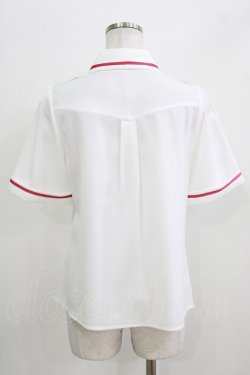 画像3: Amavel / Message Stripeクロスタイシャツブラウス Free オフ/ピンク H-26-03-23-032-CA-BL-NS-ZH