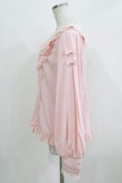 画像2: Jxiu Fang（海外ロリータブランド） / ヨーク切替ブラウス L ピンク H-26-03-23-033-PU-BL-NS-ZH