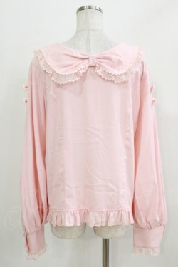 画像3: Jxiu Fang（海外ロリータブランド） / ヨーク切替ブラウス L ピンク H-26-03-23-033-PU-BL-NS-ZH