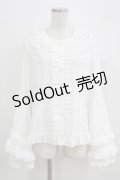 幽三巷（海外ロリータブランド） / 姫袖ブラウス 2XL 白 H-26-03-23-034-PU-BL-NS-ZH