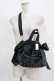 画像1: Maison de FLEUR / チュールパール2Wayギャザートートバッグ  ブラック H-26-03-23-038-LO-BG-NS-ZH (1)