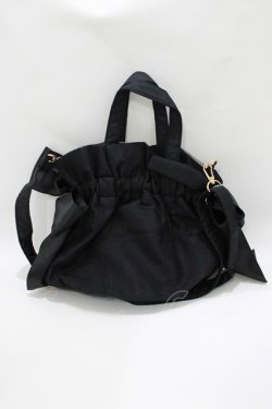 画像2: Maison de FLEUR / チュールパール2Wayギャザートートバッグ  ブラック H-26-03-23-038-LO-BG-NS-ZH