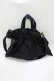 画像2: Maison de FLEUR / チュールパール2Wayギャザートートバッグ  ブラック H-26-03-23-038-LO-BG-NS-ZH (2)