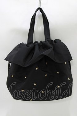 画像2: m petit by misako / AMシシュウキンチャクトート  ブラック H-26-03-23-040-LO-BG-NS-ZH