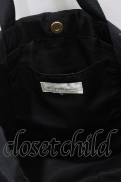 画像3: m petit by misako / AMシシュウキンチャクトート  ブラック H-26-03-23-040-LO-BG-NS-ZH