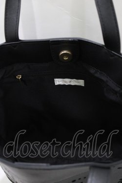 画像4: m petit by misako / AMハナパンチング2WAYバッグ  ブラック H-26-03-23-043-LO-BG-NS-ZH