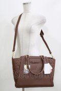 m petit by misako / サンリオコラボ AMキルティング2WAYバッグ  ブラウン/リトルツインスターズ H-26-03-23-044-LO-BG-NS-ZH