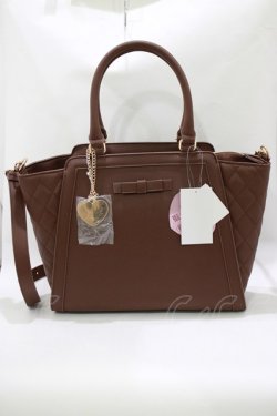 画像2: m petit by misako / サンリオコラボ AMキルティング2WAYバッグ  ブラウン/リトルツインスターズ H-26-03-23-044-LO-BG-NS-ZH