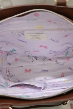 画像4: m petit by misako / サンリオコラボ AMキルティング2WAYバッグ  ブラウン/リトルツインスターズ H-26-03-23-044-LO-BG-NS-ZH