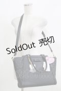 m petit by misako / サンリオコラボ AMキルティング2WAYバッグ  ブラック/クロミ H-26-03-23-045-LO-BG-NS-ZH