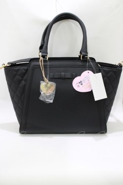 画像2: m petit by misako / サンリオコラボ AMキルティング2WAYバッグ  ブラック/クロミ H-26-03-23-045-LO-BG-NS-ZH
