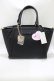 画像2: m petit by misako / サンリオコラボ AMキルティング2WAYバッグ  ブラック/クロミ H-26-03-23-045-LO-BG-NS-ZH (2)