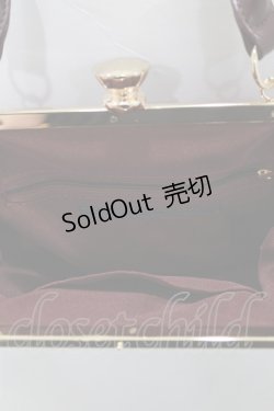 画像3: an another angelus / フレームローズ刺繍がま口バッグ  Bordeaux H-26-03-23-046-CA-BG-NS-ZH