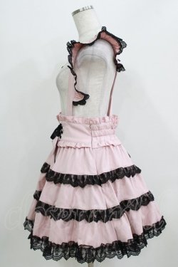 画像2: DearMyLove / ミルフィーユフリルスカート mini L ピンク/ブラック H-26-03-23-004-0-SK-NS-ZH