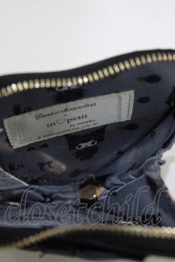 画像2: m petit by misako / AMハートガタミニコイン  ブラック/ネイビー H-26-03-23-053-LO-ZA-NS-ZH