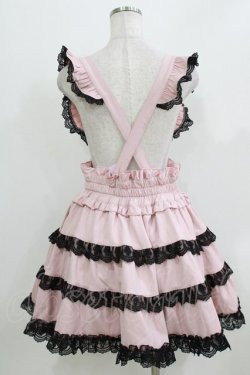 画像3: DearMyLove / ミルフィーユフリルスカート mini L ピンク/ブラック H-26-03-23-004-0-SK-NS-ZH