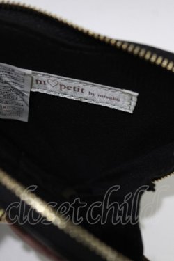 画像2: m petit by misako / AMハートガタミニコイン  ブラック/ピンク H-26-03-23-055-LO-ZA-NS-ZH