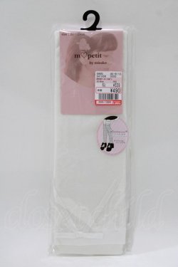 画像1: m petit by misako / AMOVKハートレースリボン  オフ H-26-03-23-064-LO-ZA-NS-ZH