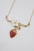 m petit by misako / AMイチゴビジューネックレス  ゴールド H-26-03-23-067-LO-AC-NS-ZH