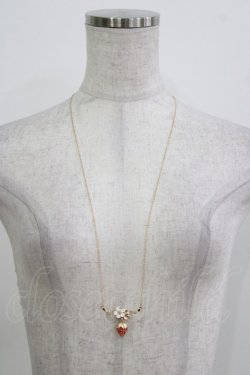 画像2: m petit by misako / AMイチゴビジューネックレス  ゴールド H-26-03-23-067-LO-AC-NS-ZH