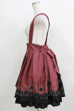 画像2: Amavel / Cartes a Jouerバックフリルスカート Free レッド H-26-03-23-005-CA-SK-NS-ZH