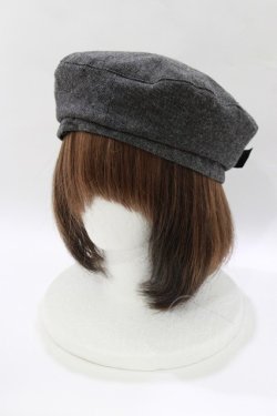 画像1: an another angelus / ベロアリボン使いベレー  GRAY H-26-03-23-072-CA-AC-NS-ZH