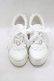 画像1: Amavel / 厚底フリルスニーカー L/24cm~24.5cm 白 H-26-03-23-073-CA-SH-NS-ZH (1)