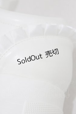 画像5: Amavel / 厚底フリルスニーカー L/24cm~24.5cm 白 H-26-03-23-073-CA-SH-NS-ZH