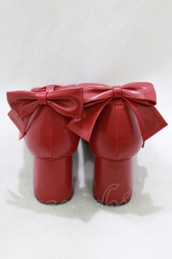 画像3: virally / 星名桜子/HSリボンパンプス L レッド H-26-03-23-076-PU-SH-NS-ZH
