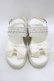 画像1: m petit by misako / AMリボンスニーカーサンダル LL アイボリー H-26-03-23-078-LO-SH-NS-ZH (1)