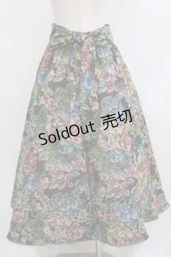 画像3: Kurumi Collaboration / TT*KRゴブランロングスカート L ブラック H-26-03-23-013-GO-SK-NS-ZH