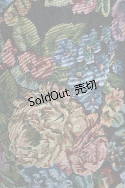 画像4: Kurumi Collaboration / TT*KRゴブランロングスカート L ブラック H-26-03-23-013-GO-SK-NS-ZH