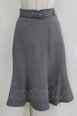画像1: an another angelus / ベルト付きトランペットスカート Free GRAY H-26-03-23-020-CA-SK-NS-ZH