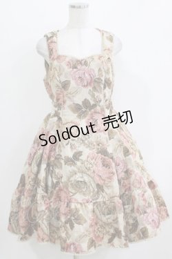 画像1: Kurumi Collaboration / TT*KRMゴブランジャンパースカート L ベージュ H-26-03-23-002-GO-OP-NS-ZH