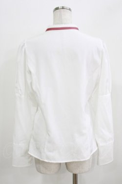 画像3: Kurumi Collaboration / KRデシンジゴスリブラウス L 白 H-26-03-23-025-GO-BL-NS-ZH