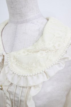 画像4: Amavel / レース襟ブラウス Free 生成り H-26-03-23-026-CA-BL-NS-ZH