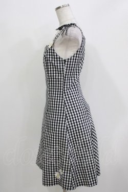 画像2: MILK / ギンガムマーガレットワンピース  ブラック H-26-03-24-027-ML-OP-KB-ZH