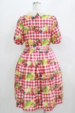 画像3: Melody BasKet / Fruits BasKetワンピース M レッド H-26-03-24-003-LO-OP-KB-ZH (3)